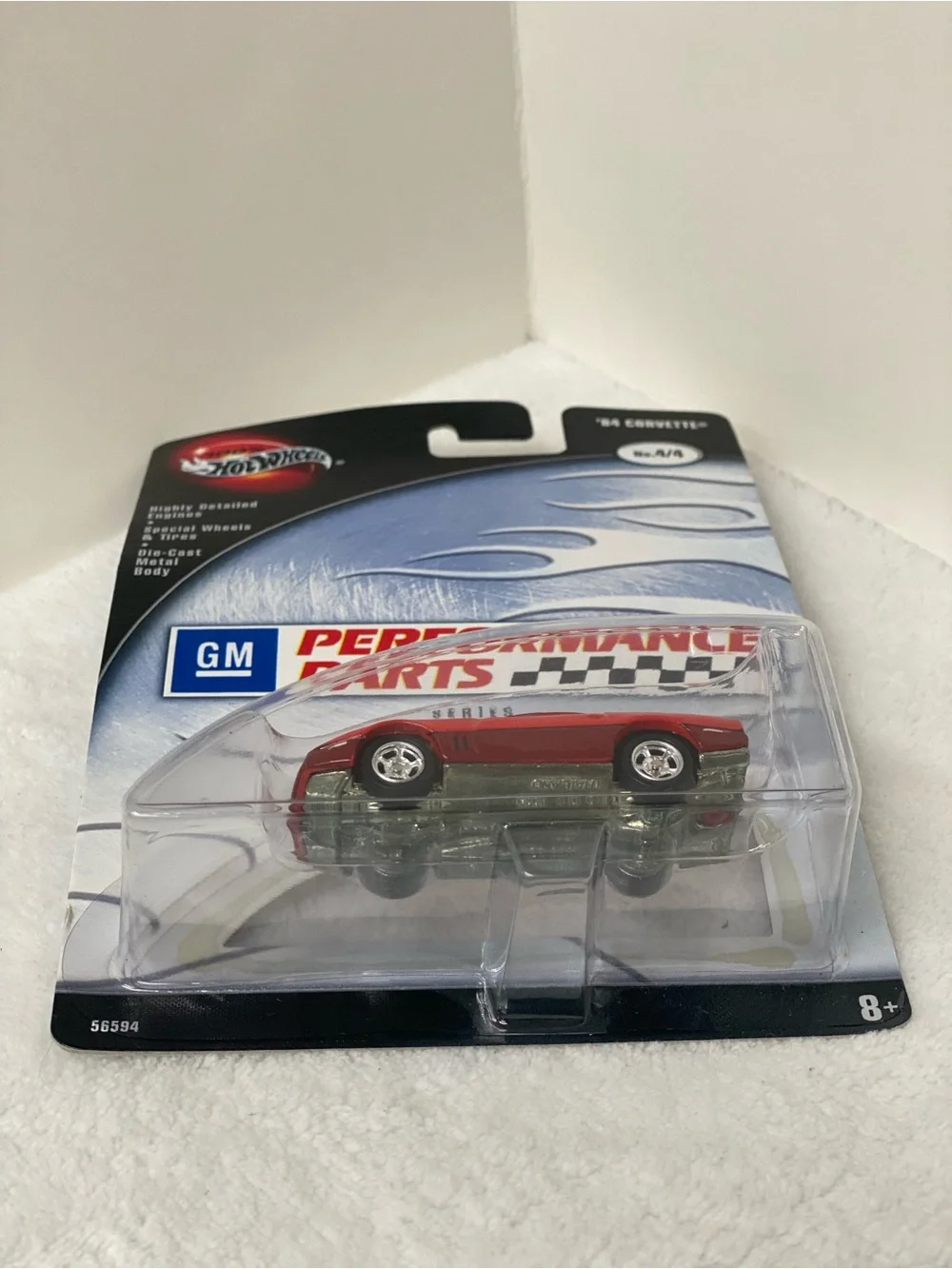 Hot Wheels 100% GM Performance Parts4/4 Red 1984 Chevy Corvette New in Package